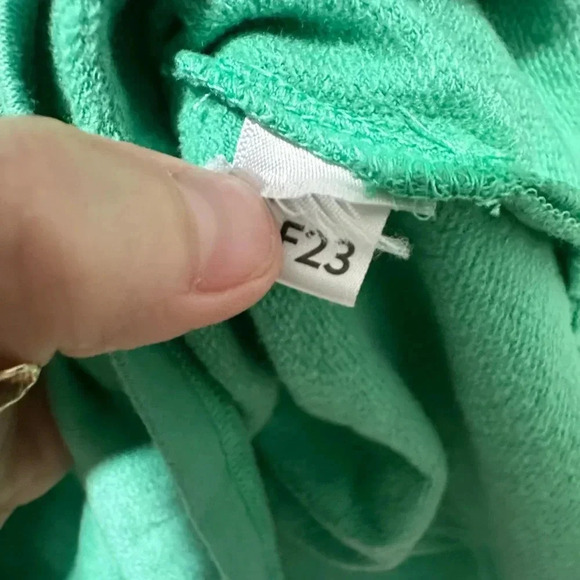 EILEEN FISHER Green pullover crewneck blouse size Small NWOT - Picture 3 of 6